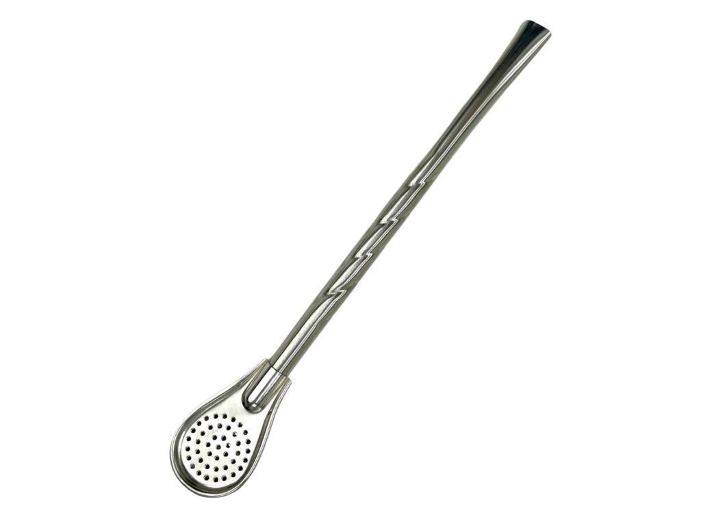 Bombilla Cuchara with grooves 18.5 cm