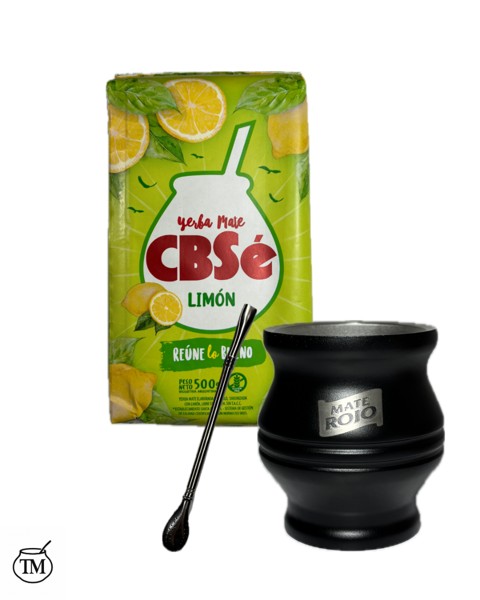 Citrónový Yerba Mate set